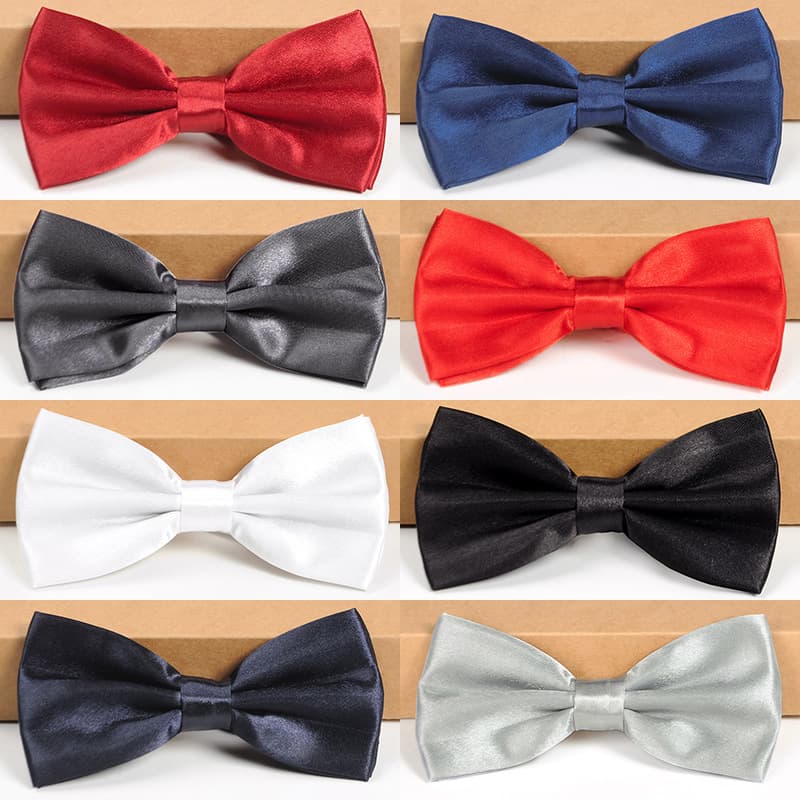 Bow tie, red black shirt English style with bow