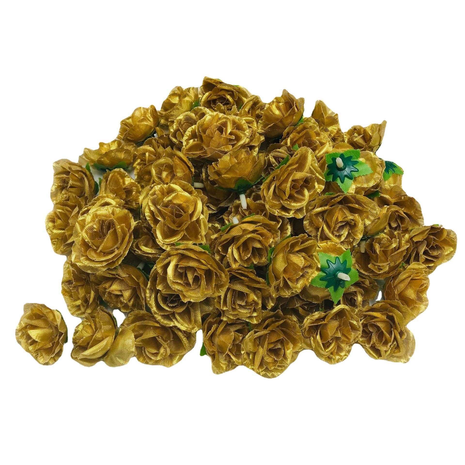 Handmade DIY Flower Head Flower Small Rose head Monochrome Special Special Simulation Fake Fake Flower Wholesale 3