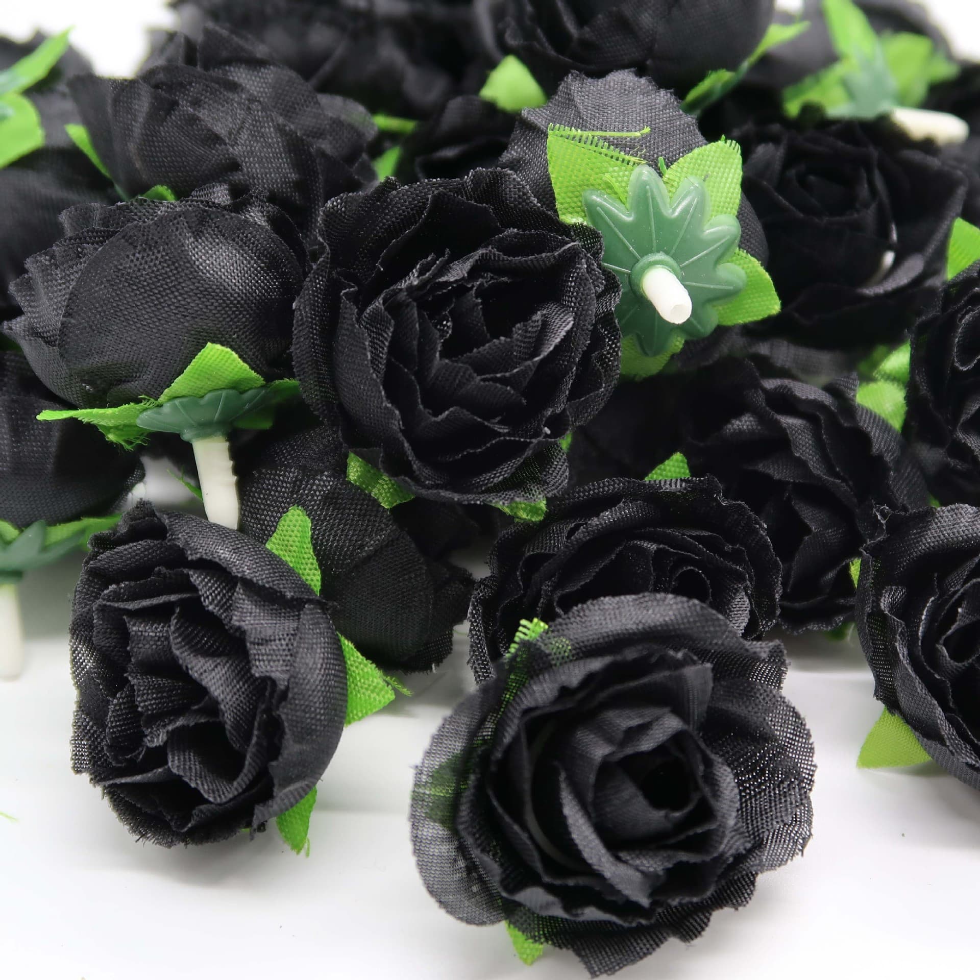 Handmade DIY Flower Head Flower Small Rose head Monochrome Special Special Simulation Fake Fake Flower Wholesale 4
