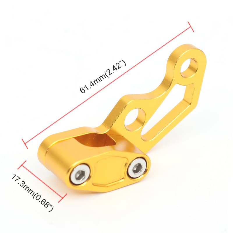 Motorcycle accessories Midtop wire clamping locomotive accessories CNC modified single -hole oil pipeline clamp 2