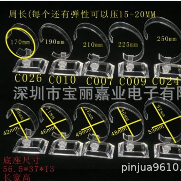 Transparent watch, big stand 2
