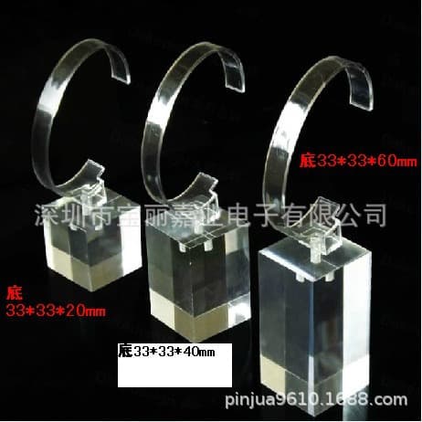 Transparent watch, big stand 3
