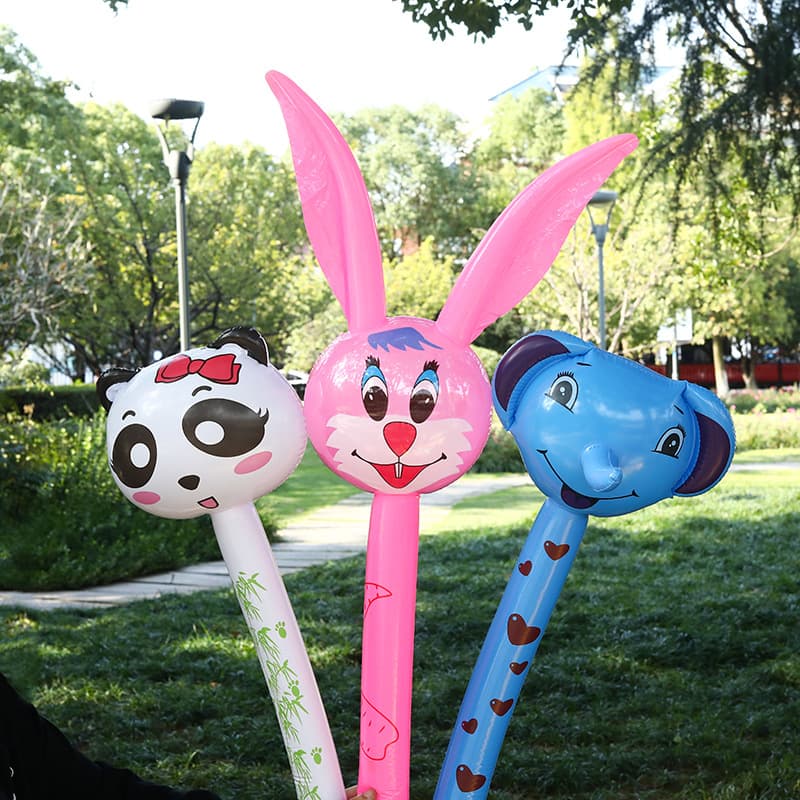 (Wholesale), inflatable cartoon rabbit, toy, giraffe, Birthday gift 2