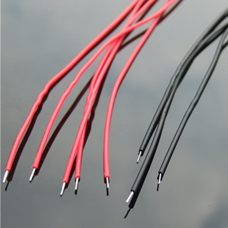 1*100mm national standard fine wire red black connection welding small wire fine wire technology building block parts 3