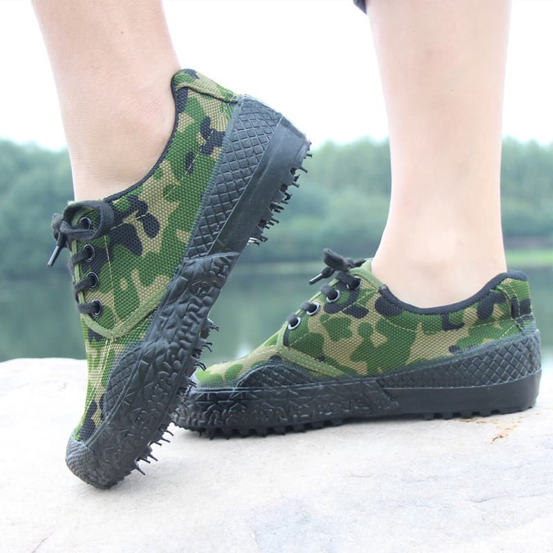 Outdoor Labor Insurance Liberation Shoes Site Migrant Shoes Rubber Shoes Student Army Training Shoes Yellow Sneakers Magpiece Gel Shoes Wholesale 3