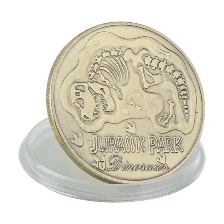 (Cross-border trading), round commemorative dinosaur, medal, souvenir, Jurassic period, fossil 2