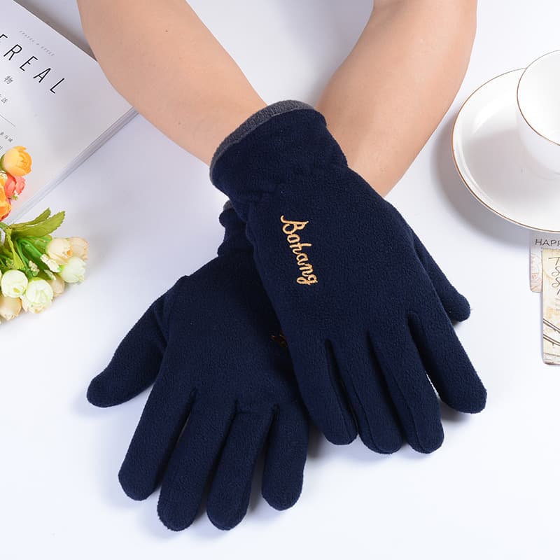 Winter velvet gloves, set, keep warm double-layer hand cream, for beloved 2
