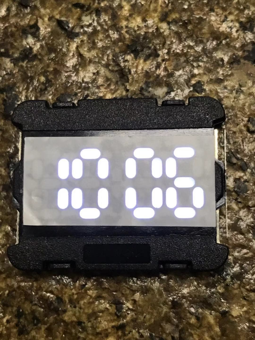 Apple, ultra thin square digital watch, mirror effect 2