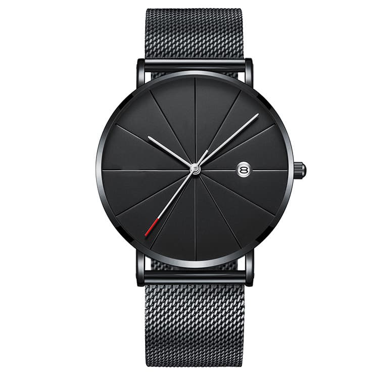 Calendar, creative waterproof quartz men's watch, mechanical sports mechanical watch, simple and elegant design 2
