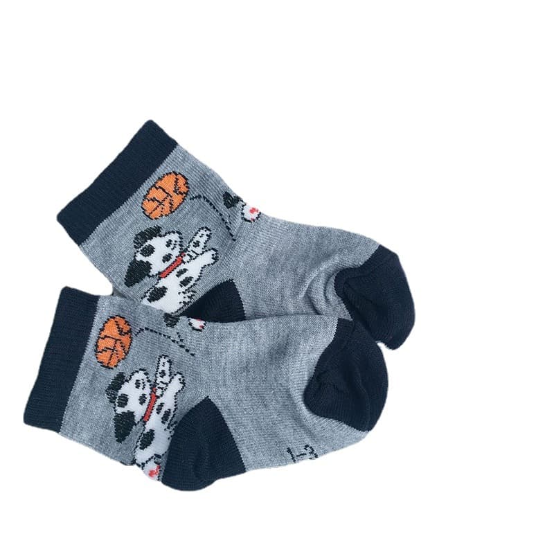 (Wholesale), children's demi-season cartoon socks for men and women, mid-length 5