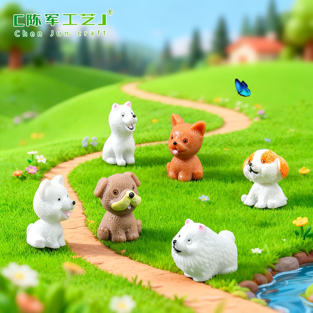 Small cute creative realistic cartoon resin decor, decorative accessory, DIY 3