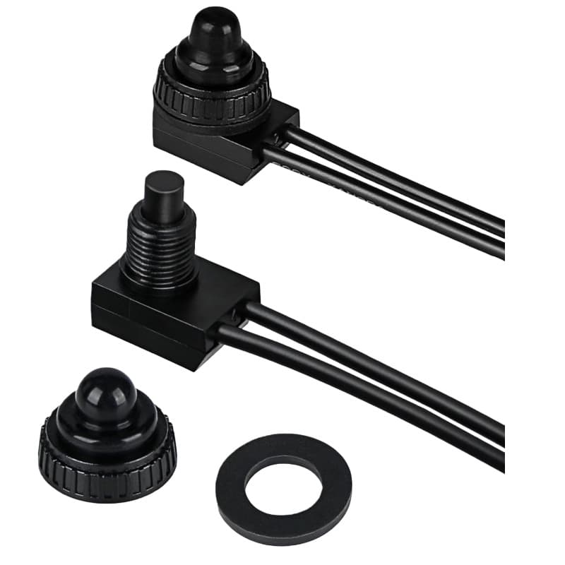 Waterproof modified button, power supply, switch key, 12mm 2