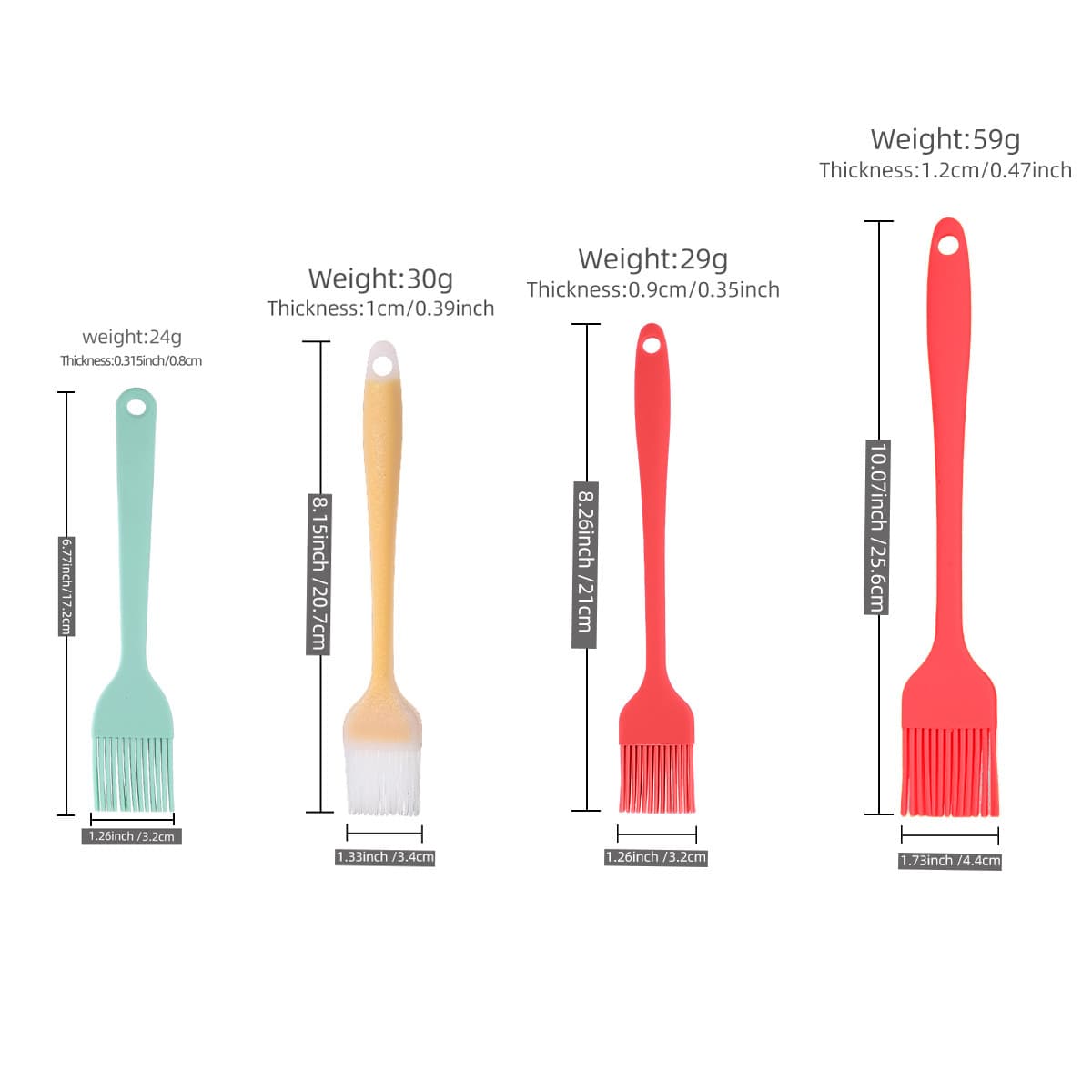 Food Grade Silicone Oil Brush - High Temperature BBQ Utensil 2