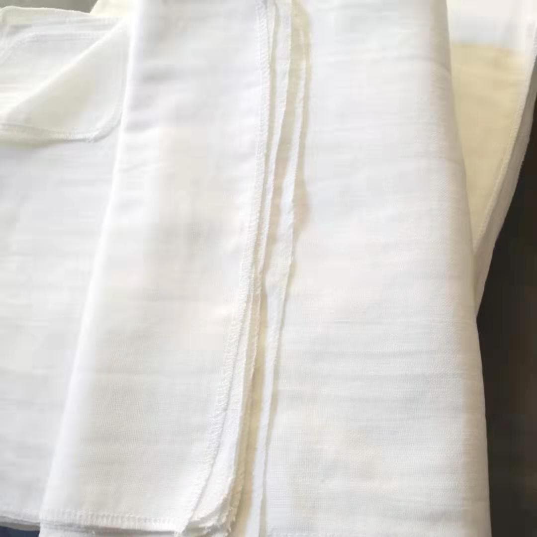 Children's white gauze diaper for new born, 40, washable 3