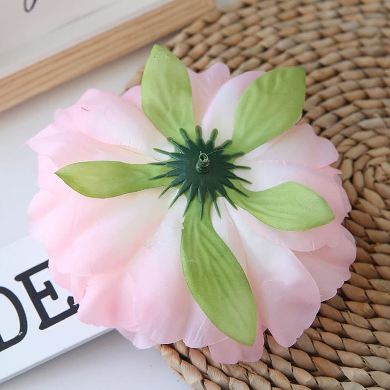 Diameter 15cm9 color peony flower head wedding decoration home decoration road leading flower wall with simulation flowers 2
