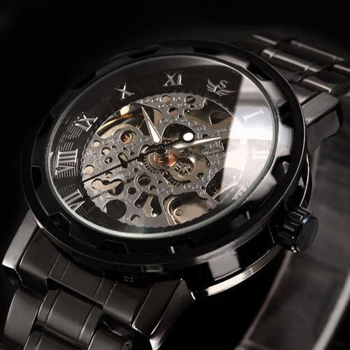 Mechanical steel belt, creative multicoloured watch 3