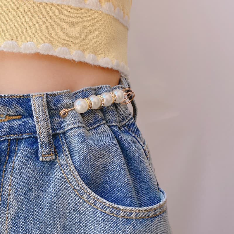 Trousers, brooch, brace, protective underware, pin, clips included, simple and elegant design 3
