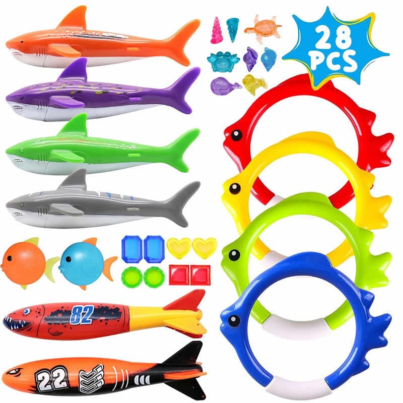 (Cross-border trading), summer children's swimming pool play in water for training, toy, constructor, set, Amazon, diving 4