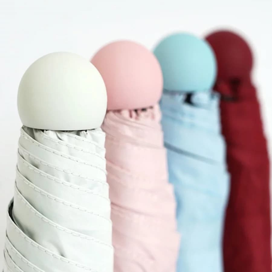 Ultra light capsule, small umbrella solar-powered, sun protection 3