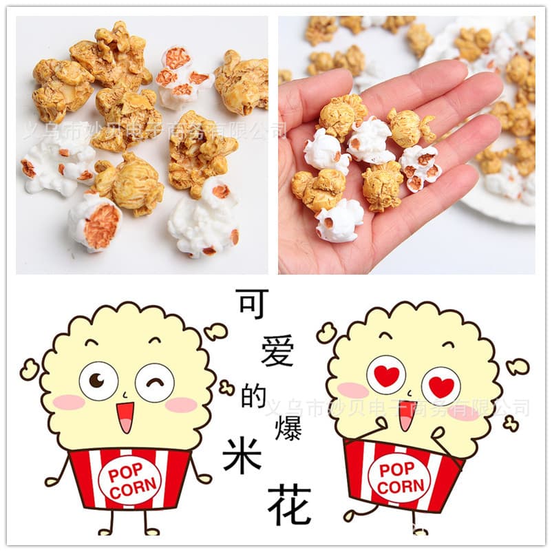 Realistic food play with accessories, handle, mobile phone, creative earrings, pendant, accessory 3