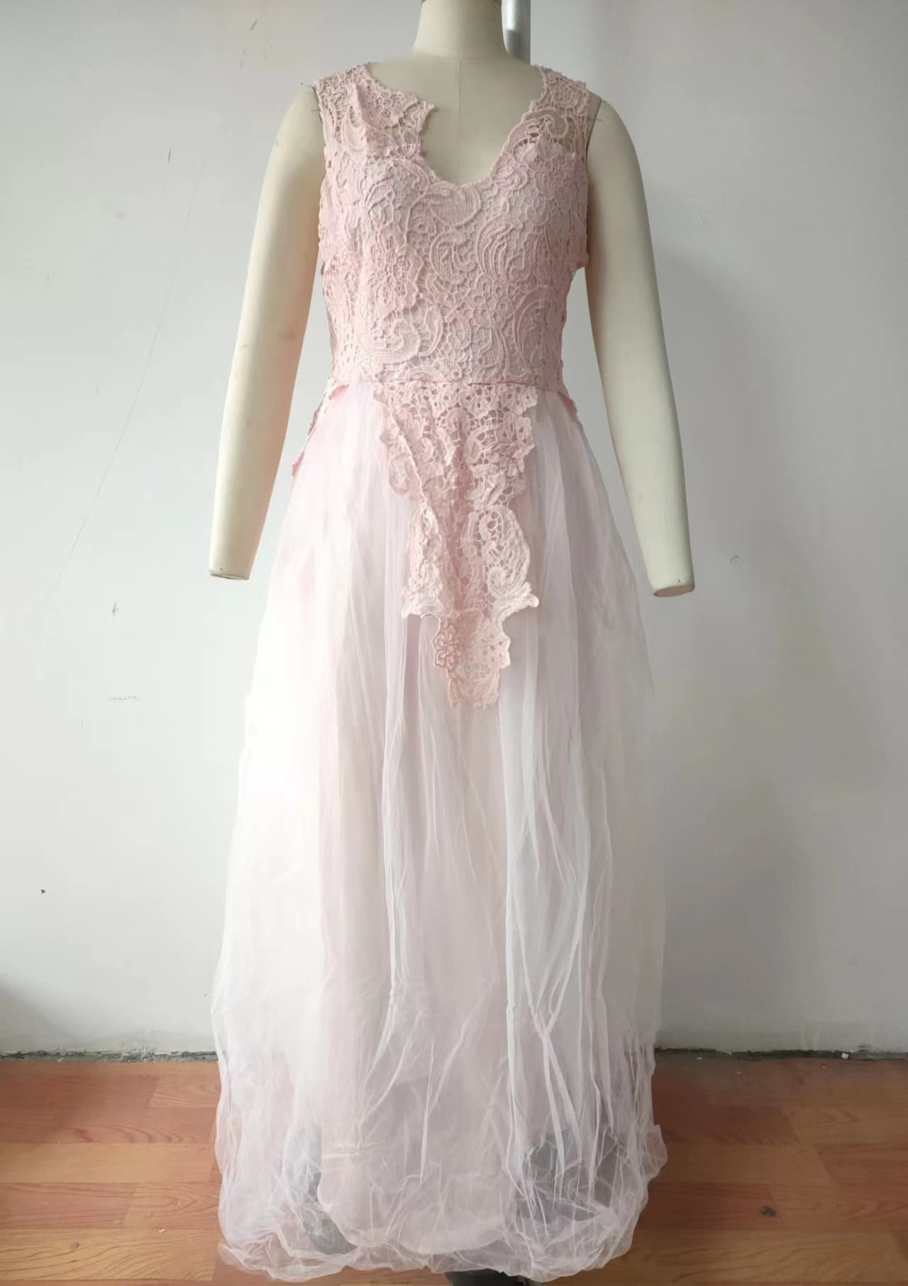 (Cross-border trading), lace long skirt, 2019, European style, Aliexpress, wish, ebay, lace dress 5