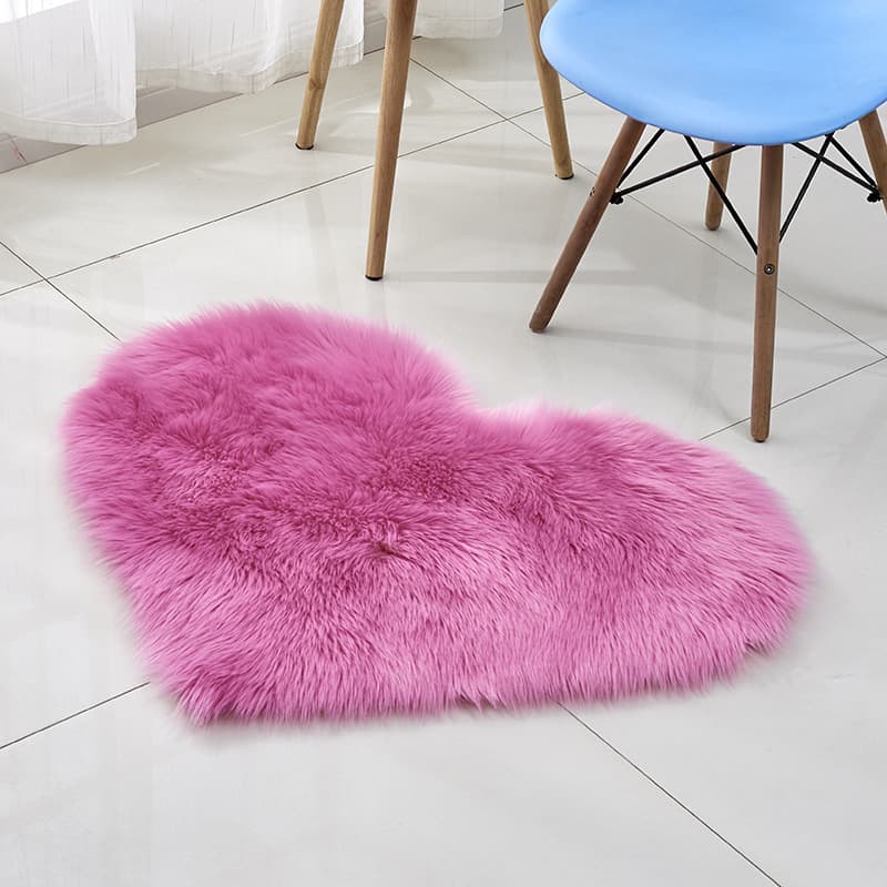 Carpet for living room for bedroom, sofa heart shaped