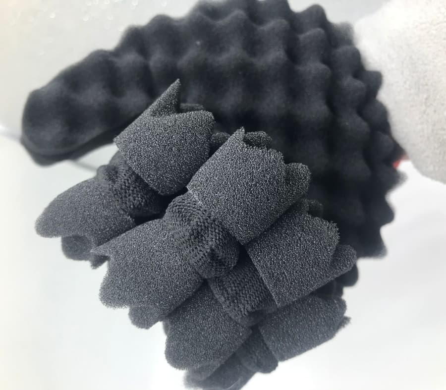 Bath sponge, curly sponge gloves 2