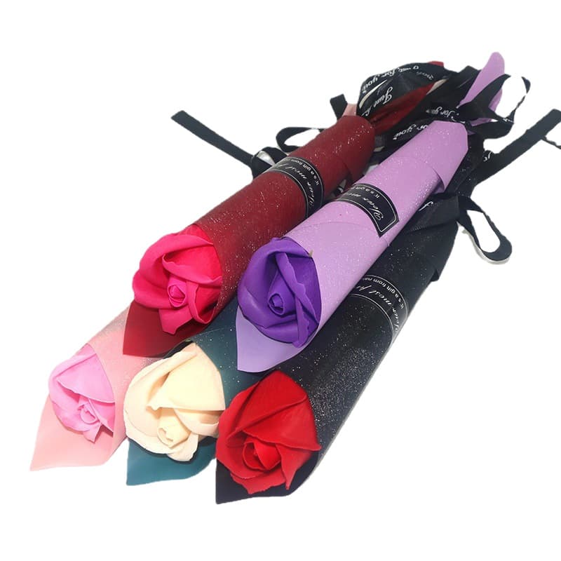 (Wholesale), soap for St. Valentine's Day contains rose, Birthday gift 5