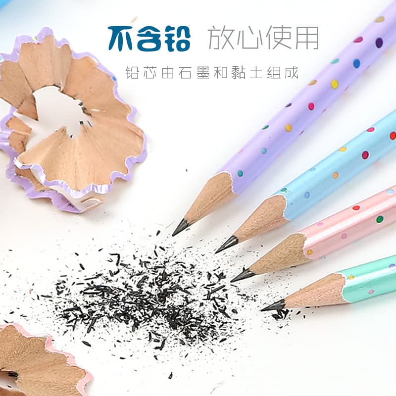 Shanghai Zhonghua brand pencil 6717hb triangle positioning elementary school students writing children's writing pen improvement pen sitting position 5