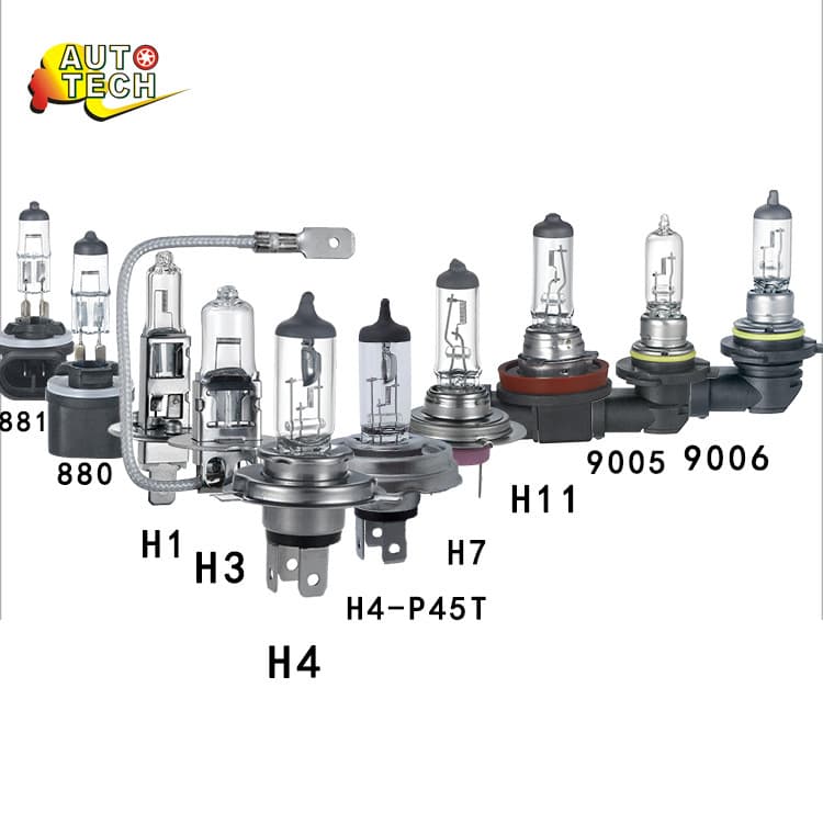Foshan Cleo H1H7 car headlight H4H3 fog light 9012 Kinshiro high beam bulb 12v24V car halogen lamp 2