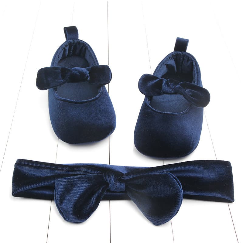 Spring and Autumn New Baby Head Flower Set Baby Shoes Soft Sole Step Step BabySHOES Baby Wholesale 2177
