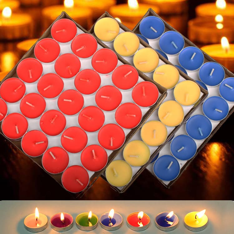 520 Valentine's Day Smoking Candle Candle Candy Candy Candy Tea Paraffects Net Red Birthday Confession Small Candle Candy Round 2 hours wholesale