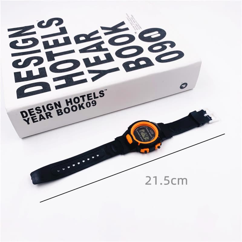 (Cross-border trading), cartoon children's black electronic watch for boys and girls, direct factory sales 3