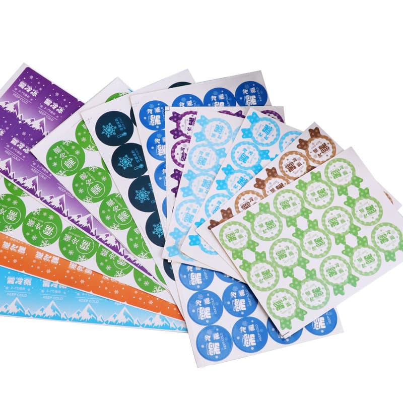 Refrigerated frozen sticker food low temperature reminder stickers need to be refrigerated notice waterproof non -dry glue 5