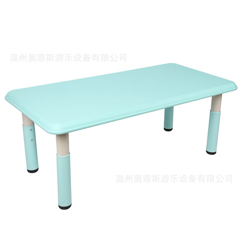 Children's plastic table wholesale kindergarten desks and chairs can raise and down training courses to learn tables and chairs, long square table lift chairs 5