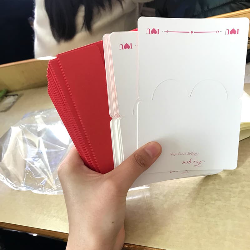 Heart-Shaped Greeting Card - Mini Birthday & Love Message Card 4
