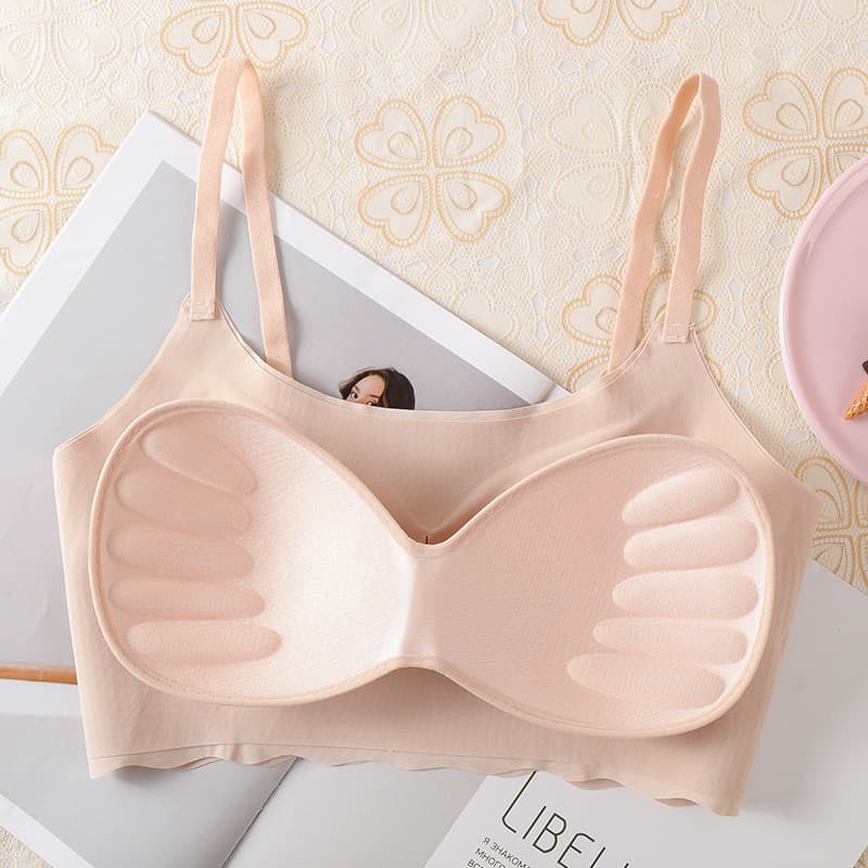 Silk underwear, sexy top with cups, sports bra, beautiful back 3