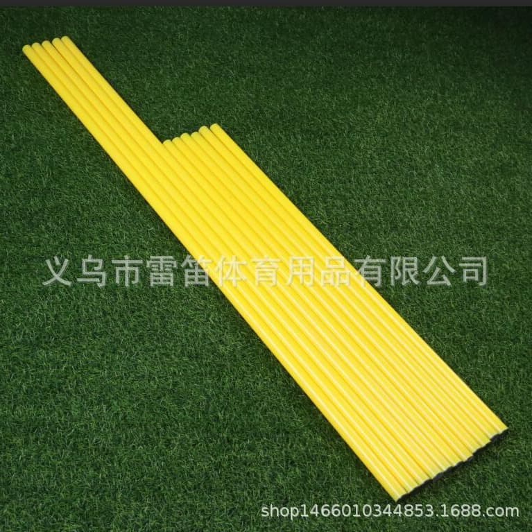 Manufacturer straight hair basketball dribble rod football rod basketball flame rod football corner football training logo pole 3