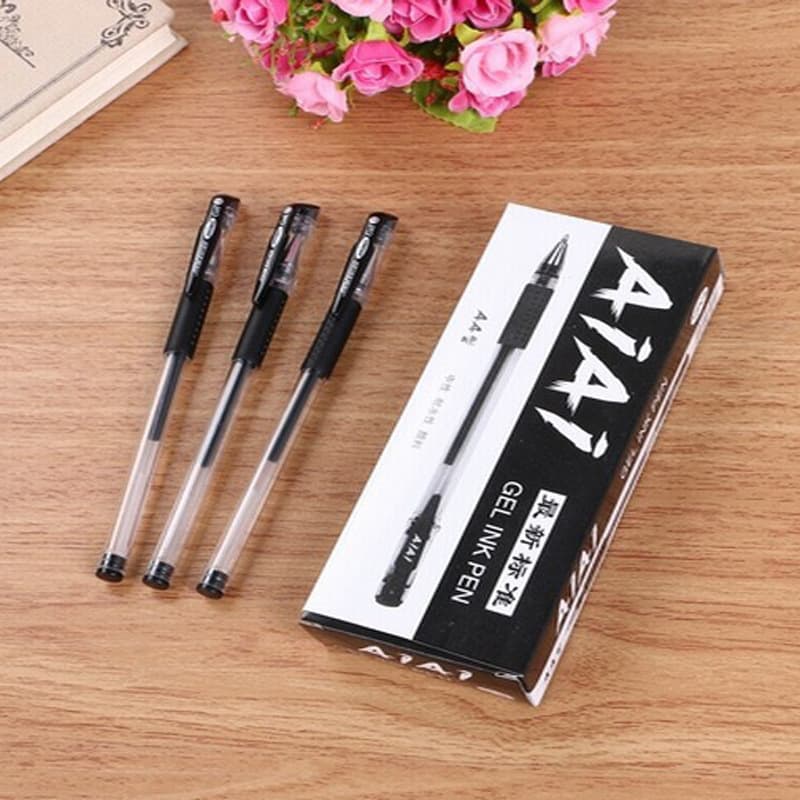 (Wholesale), bullet, rollerball pen for students, stationery, water-based pen, three colors, with your logo imprint 3