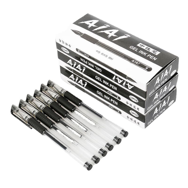 (Wholesale), bullet, rollerball pen for students, stationery, water-based pen, three colors, with your logo imprint 5