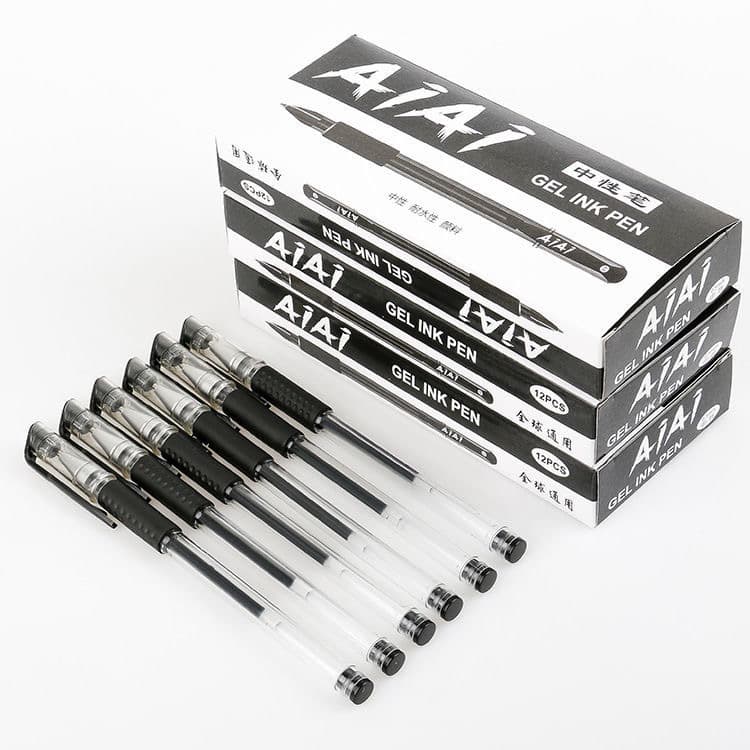 (Wholesale), bullet, rollerball pen for students, stationery, water-based pen, three colors, with your logo imprint 6