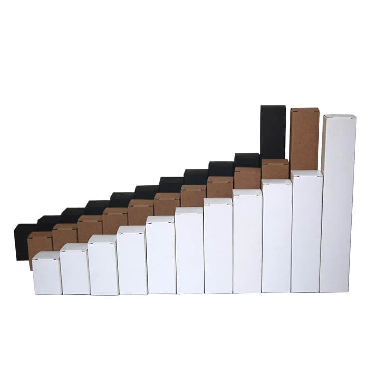 Leather universal white electronic rectangular box, pack 5