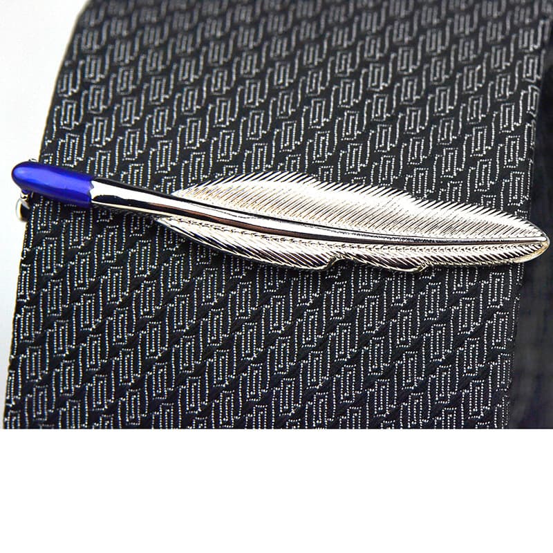 Goose Brush Copper Tie Clip
