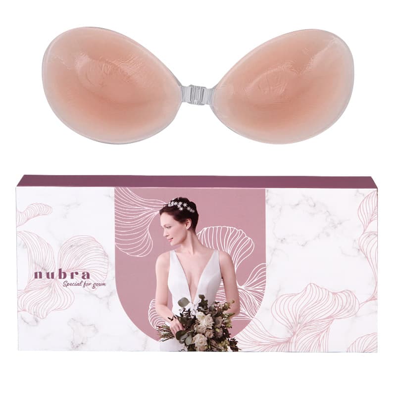 Silicone invisible bra for swimming, supporting glossy sexy nipple stickers, increased thickness, direct factory sales 5