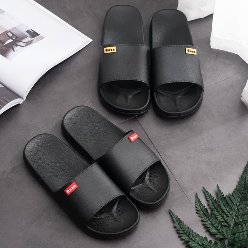 Shock-absorbing fashionable men's slippers for bathroom for men and women, suitable for outdoor wear, for beloved 2