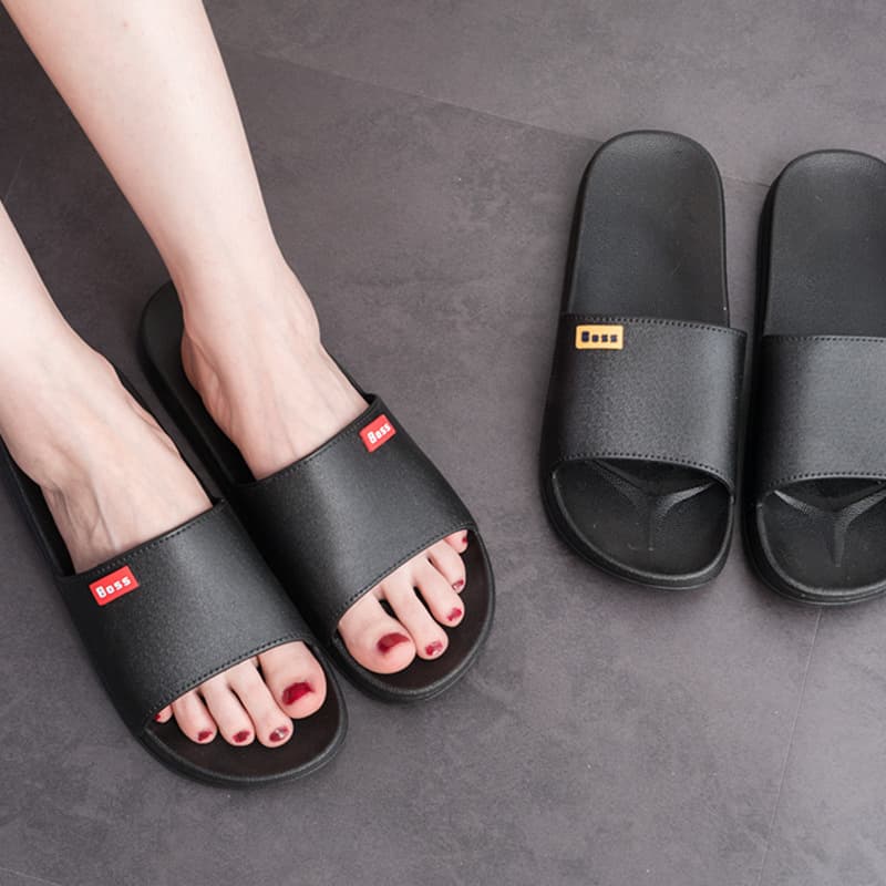 Shock-absorbing fashionable men's slippers for bathroom for men and women, suitable for outdoor wear, for beloved 3