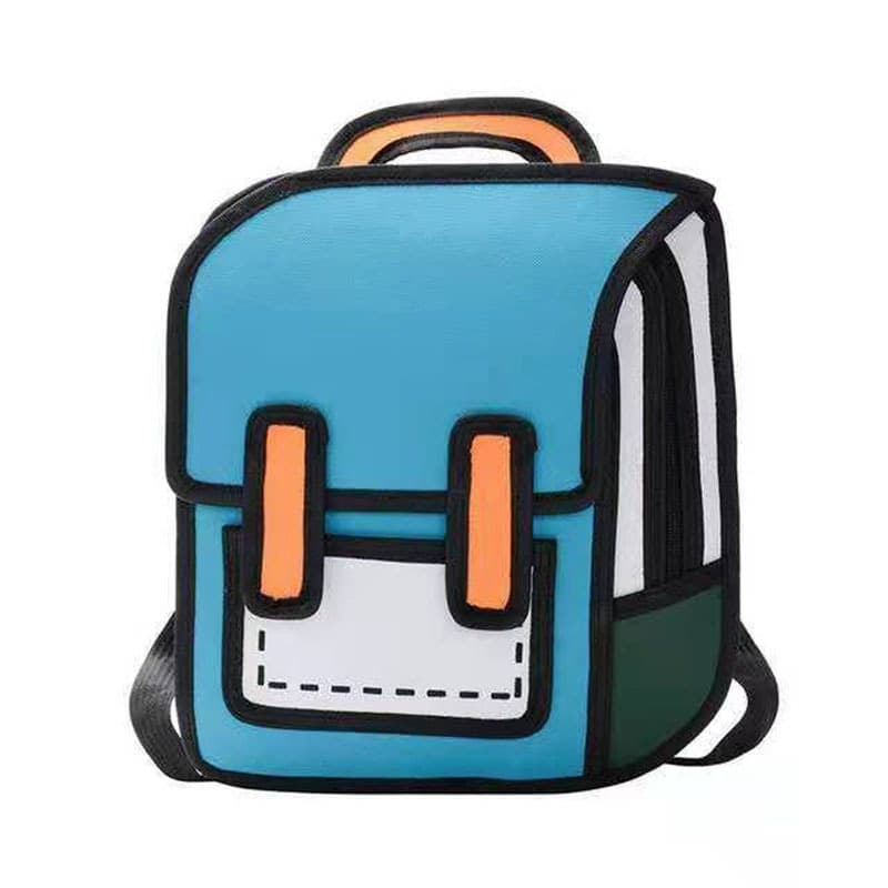Backpack, three dimensional bag, 3D, for secondary school, with your logo imprint 5