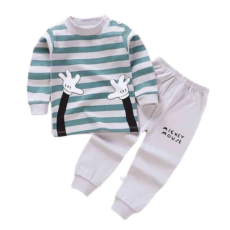 Cotton children's set, thermal underwear for boys, keep warm autumn pijama, children's clothing 5