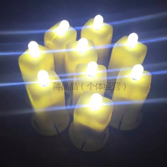 Flashlight, electronic colorful children's candle, DIY 3