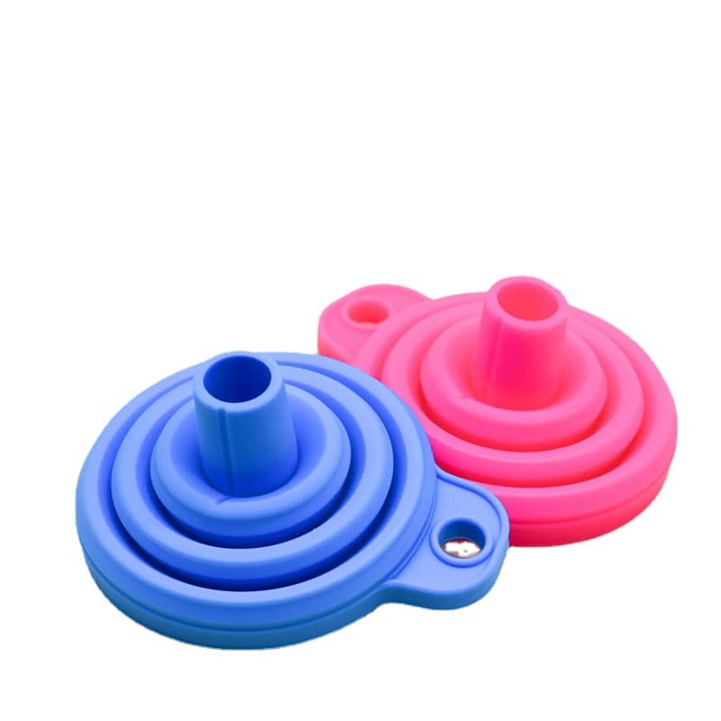 Foldable telescopic funnel, food silicone for home use 5